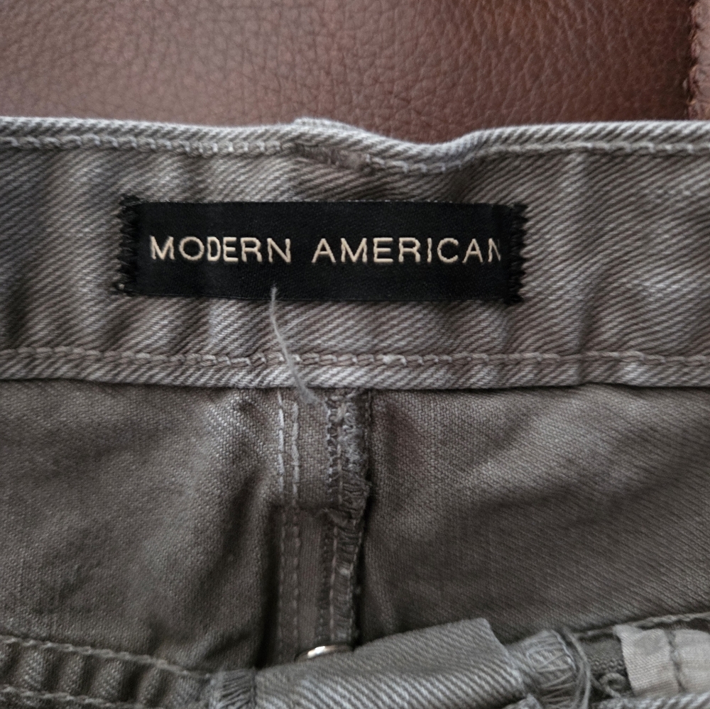 Modern American Green Denim Skirt Size 28 Waist* - Picture 3 of 6